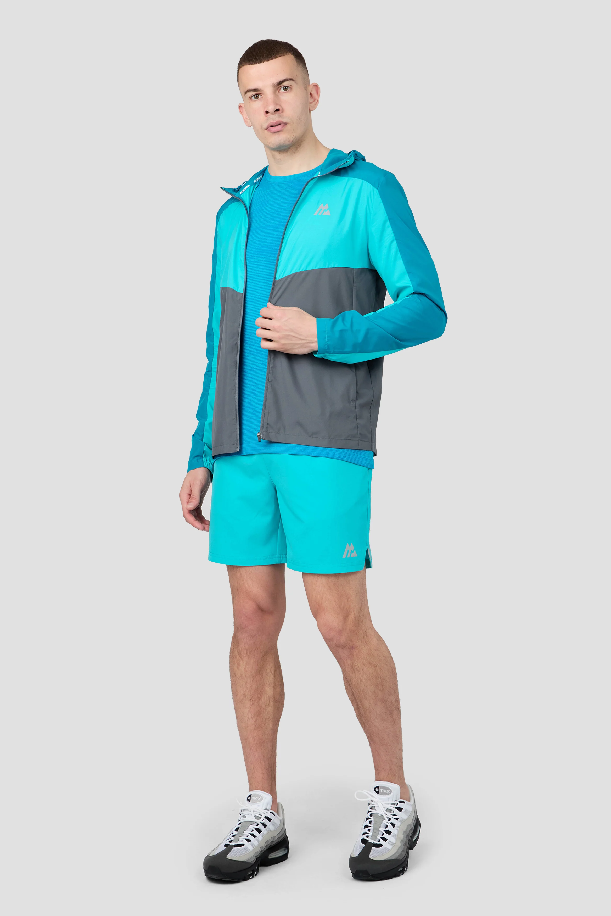 Breeze 3.0 Windbreaker - Aisen/Vivid Aqua/Slate Grey - Image 11