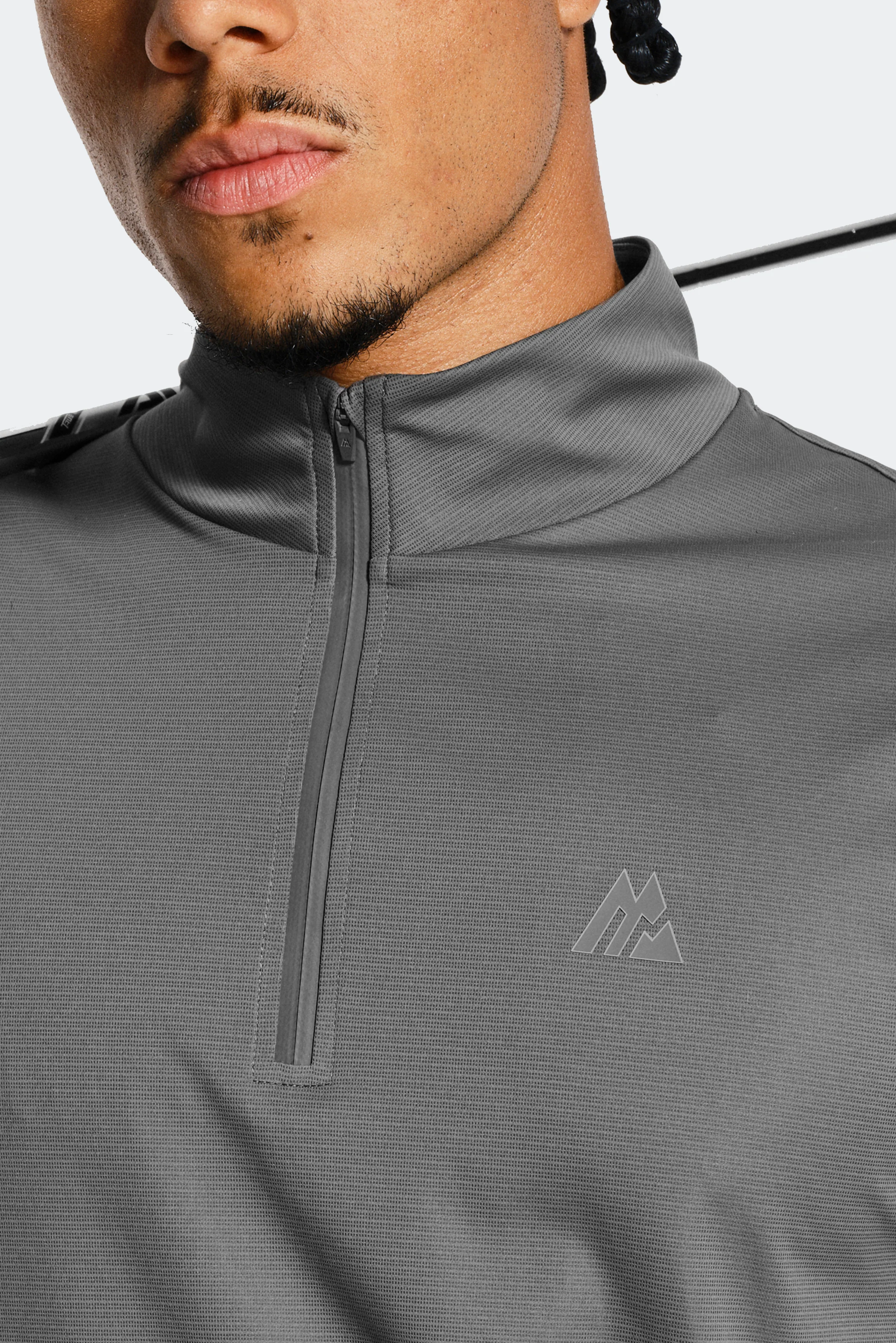 Golf 1/4 Zip - Cement Grey/Asphalt - Image 3
