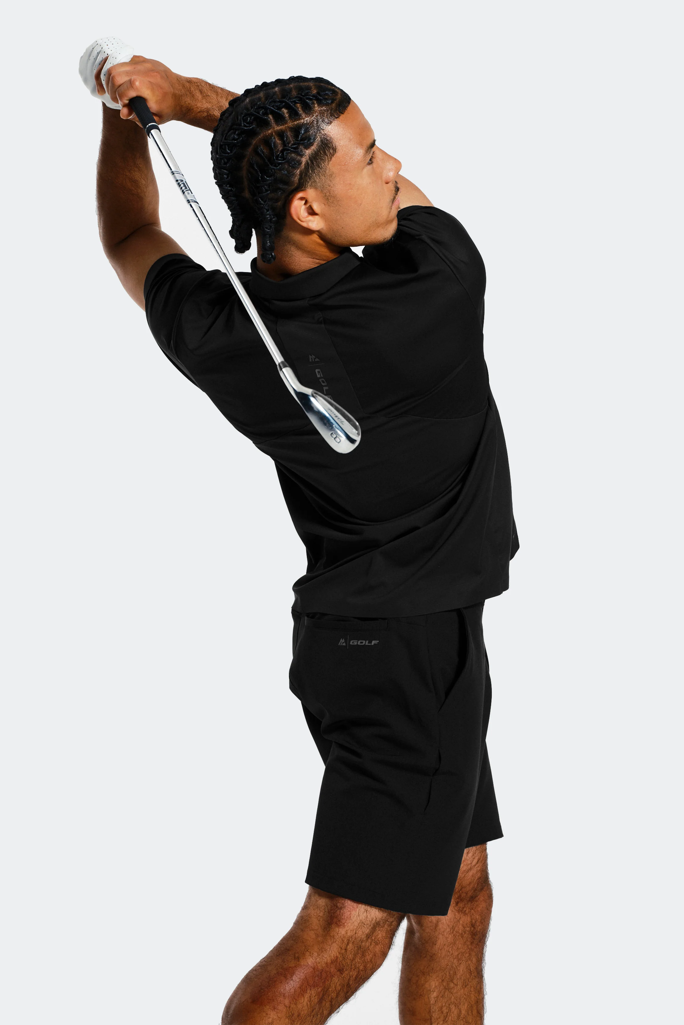 Golf Short - Black - Image 7