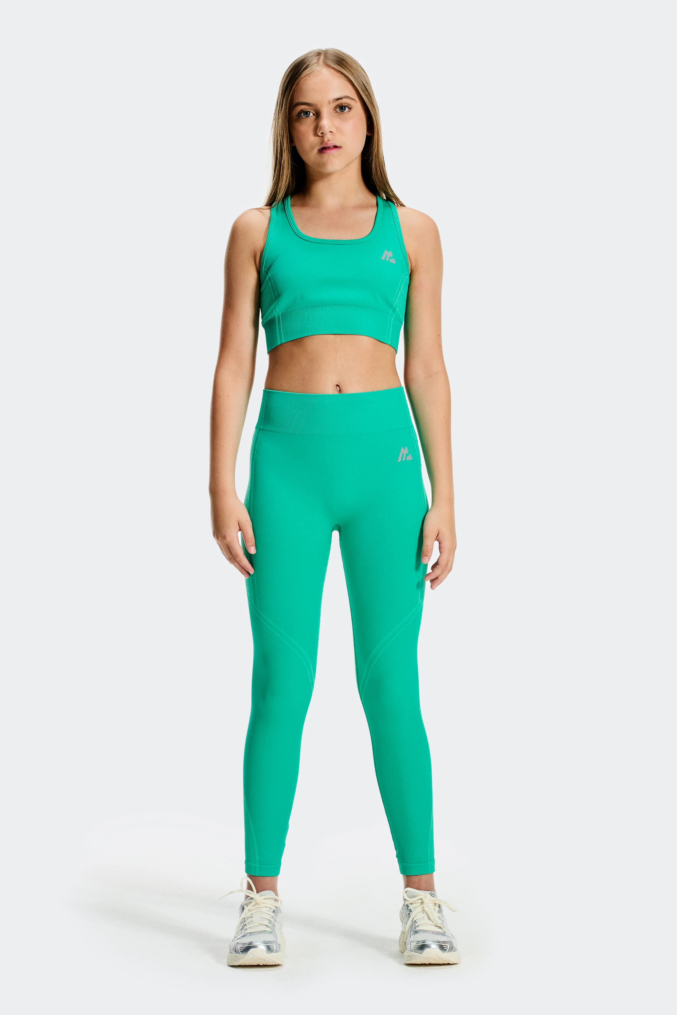 Girls Harmony Legging - Natural Spring/Tropical Lagoon - Image 3