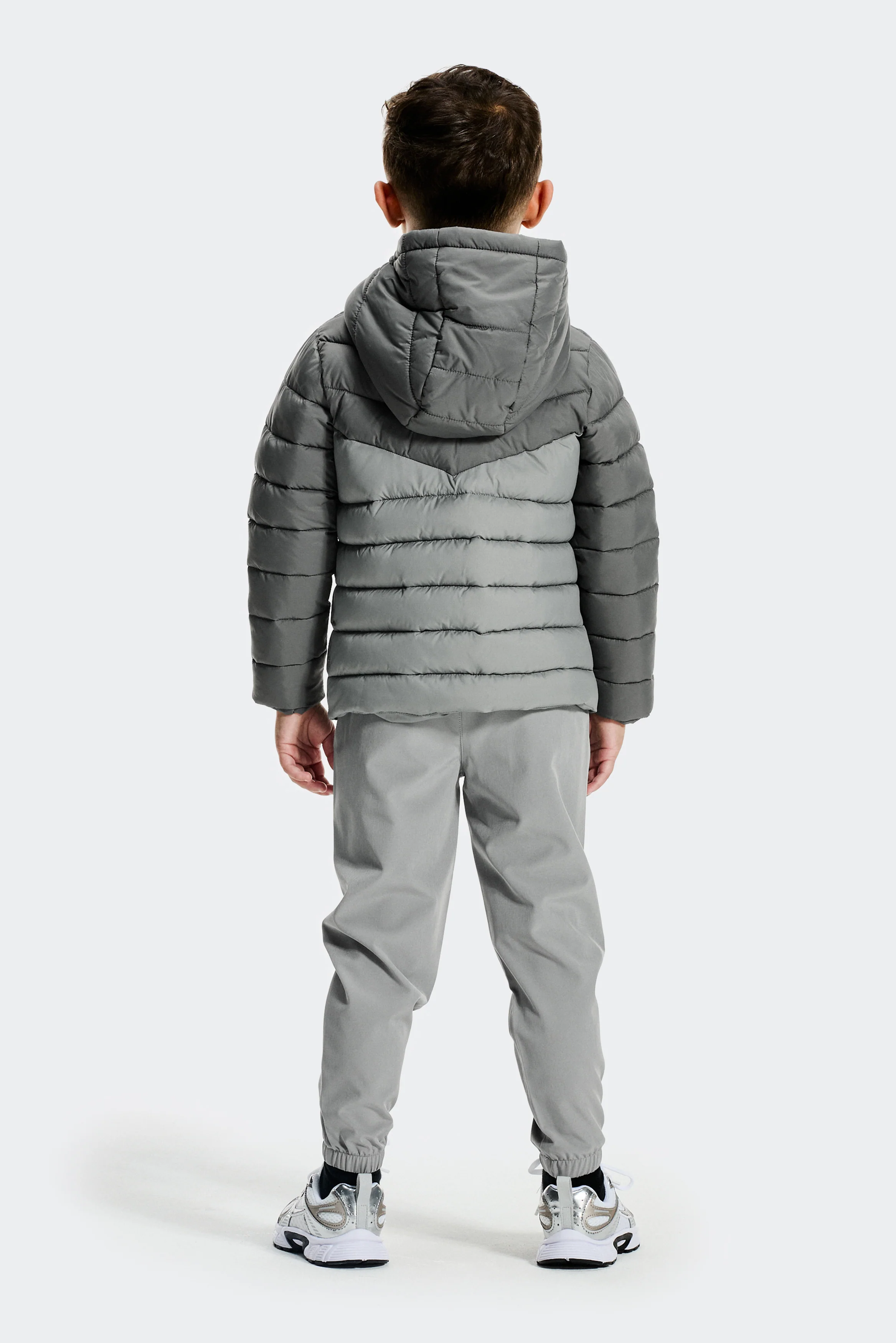 Infant Boys Ice Jacket - Cement Grey/Platinum Grey - Image 2