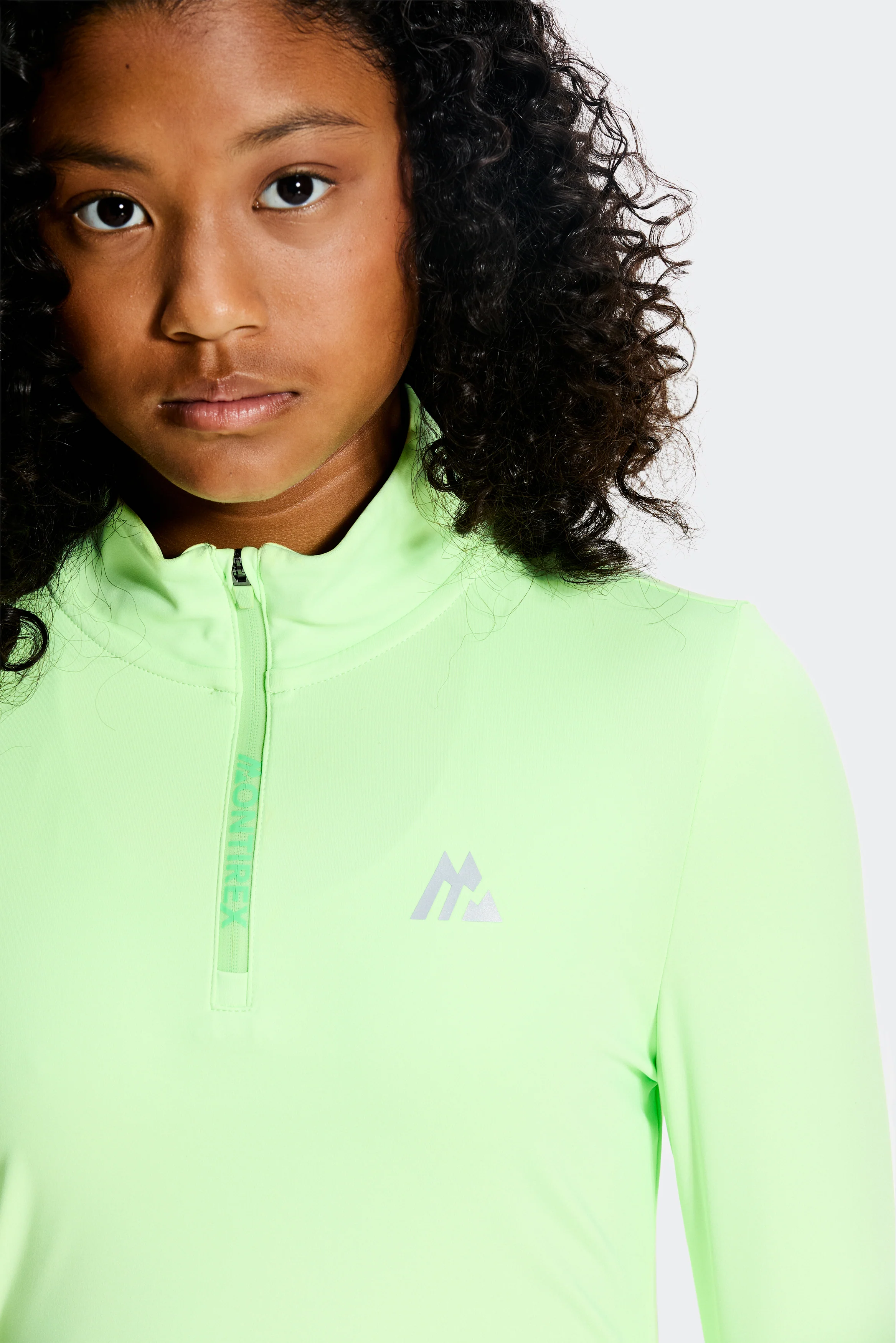 Girls Icon 1/4 Zip - Iced Matcha - Image 3