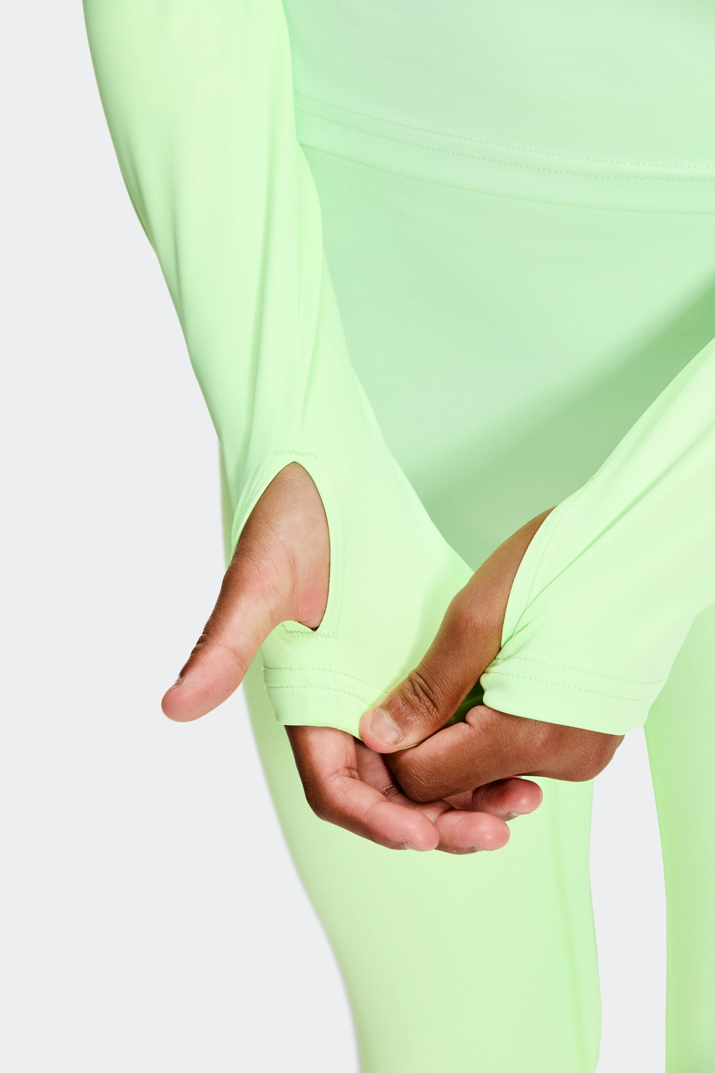 Girls Icon 1/4 Zip - Iced Matcha - Image 4