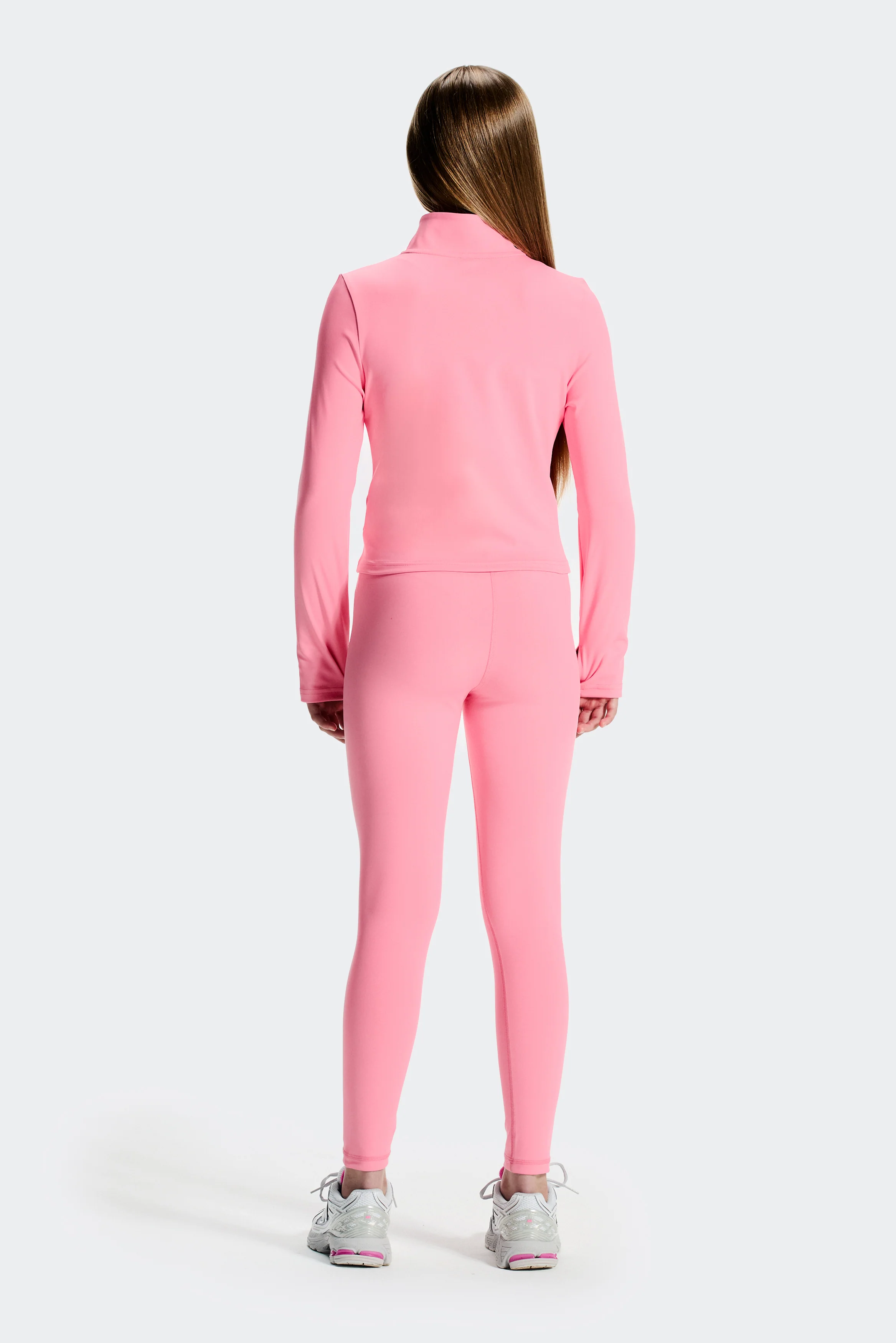 Girls Icon Full Length Legging - Sweet Pink - Image 4