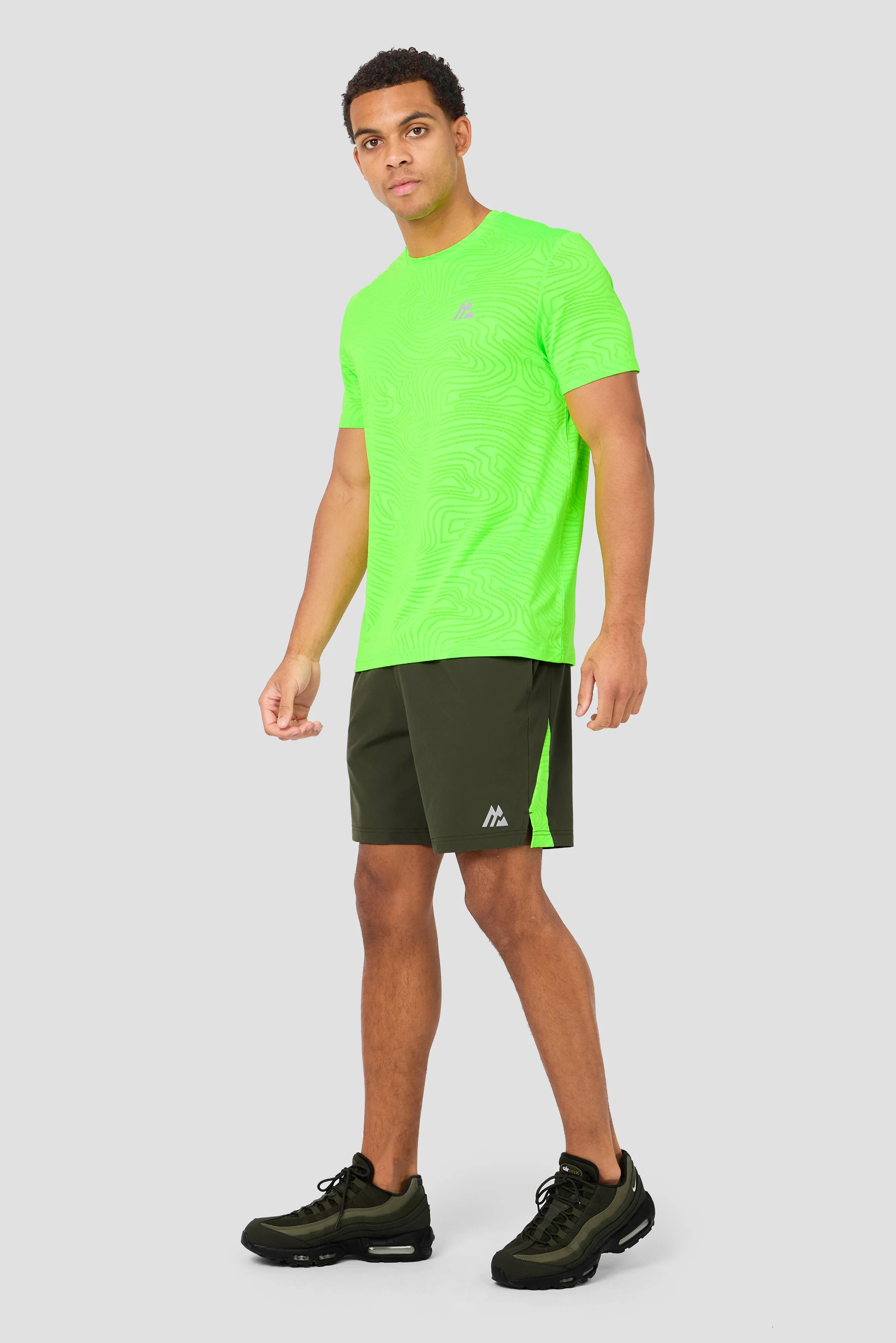 Tide Short - Elm/Neon Green - Image 3