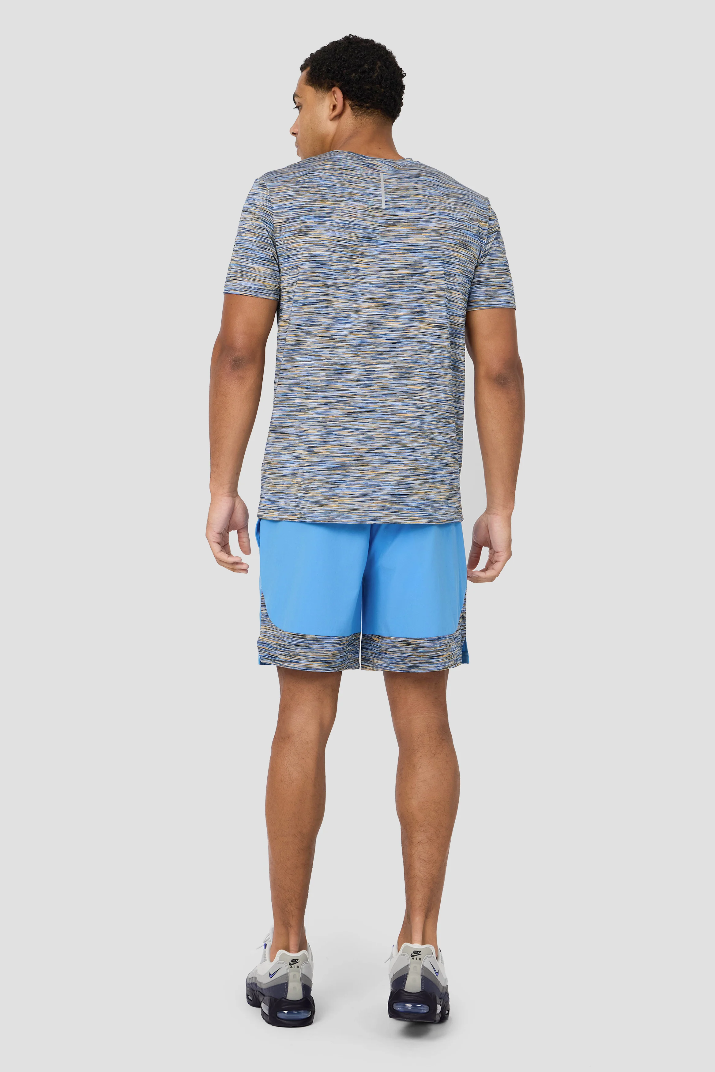 Trail Panel Short - Blue/Navy/Orange - Image 4