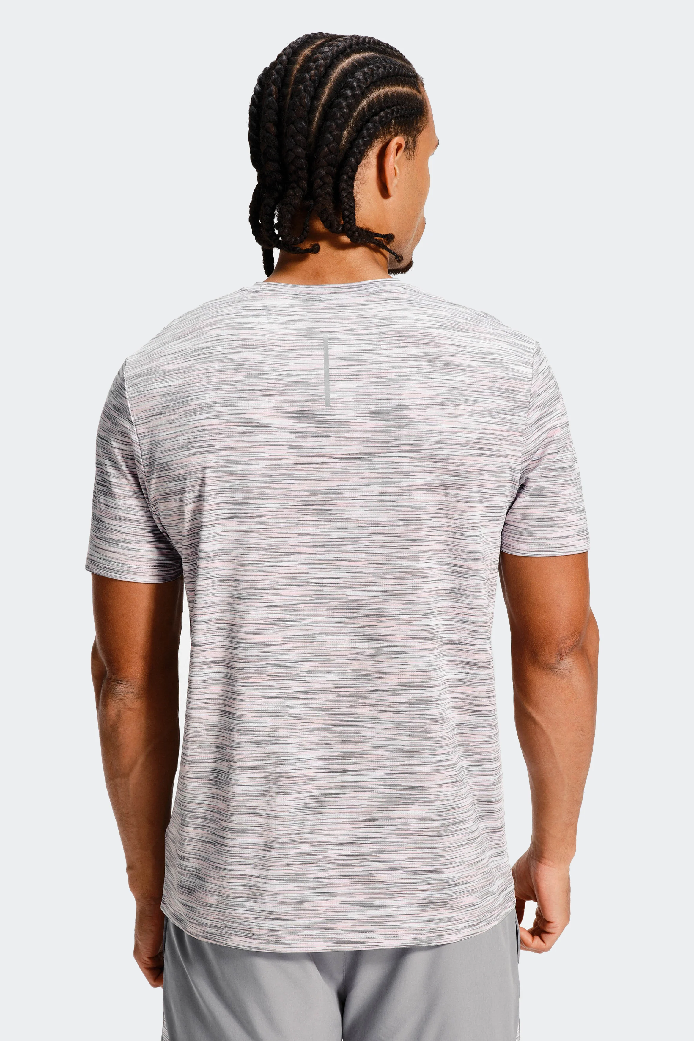 Trail T-Shirt - Grey/Pink - Image 2