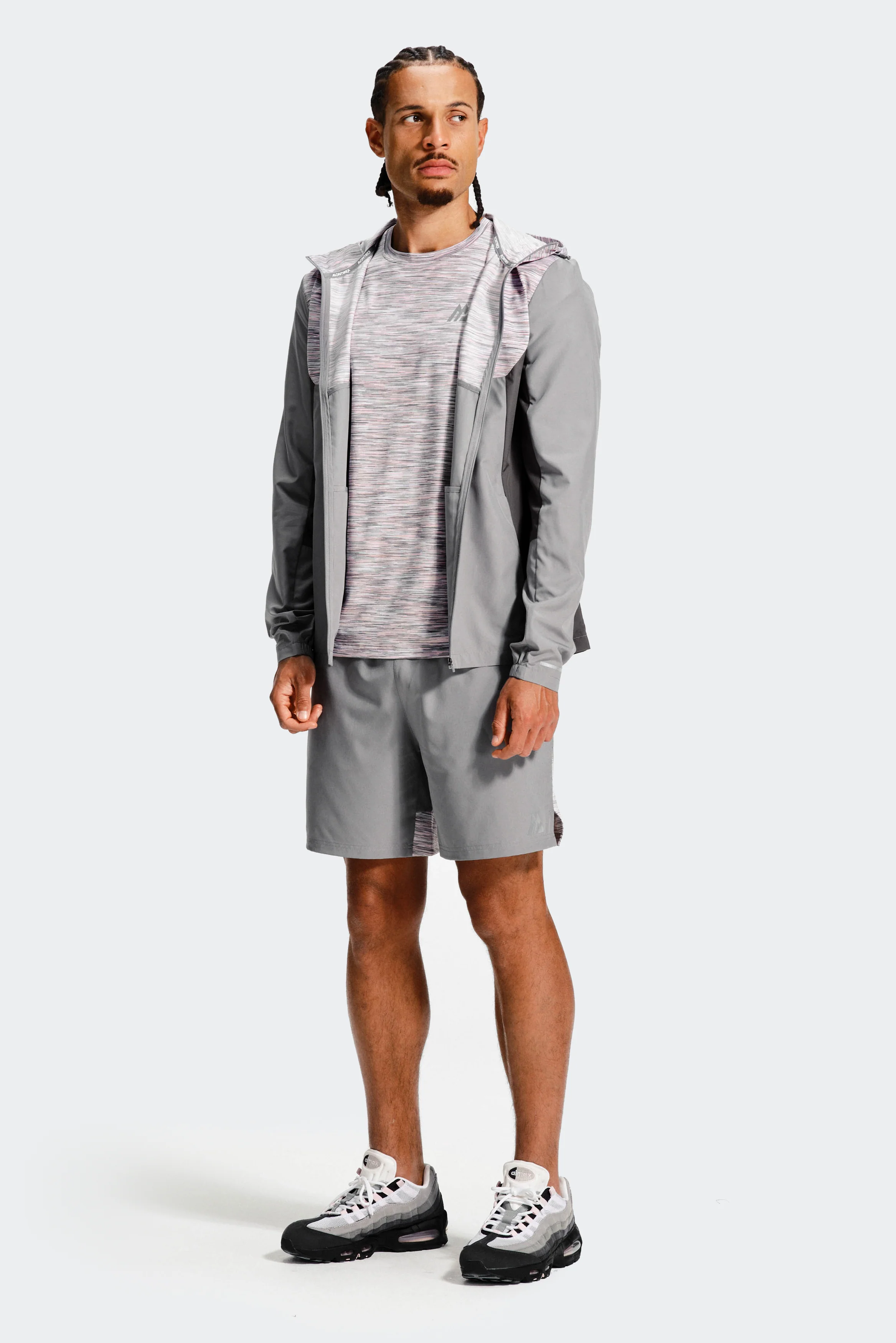 Trail T-Shirt - Grey/Pink - Image 4
