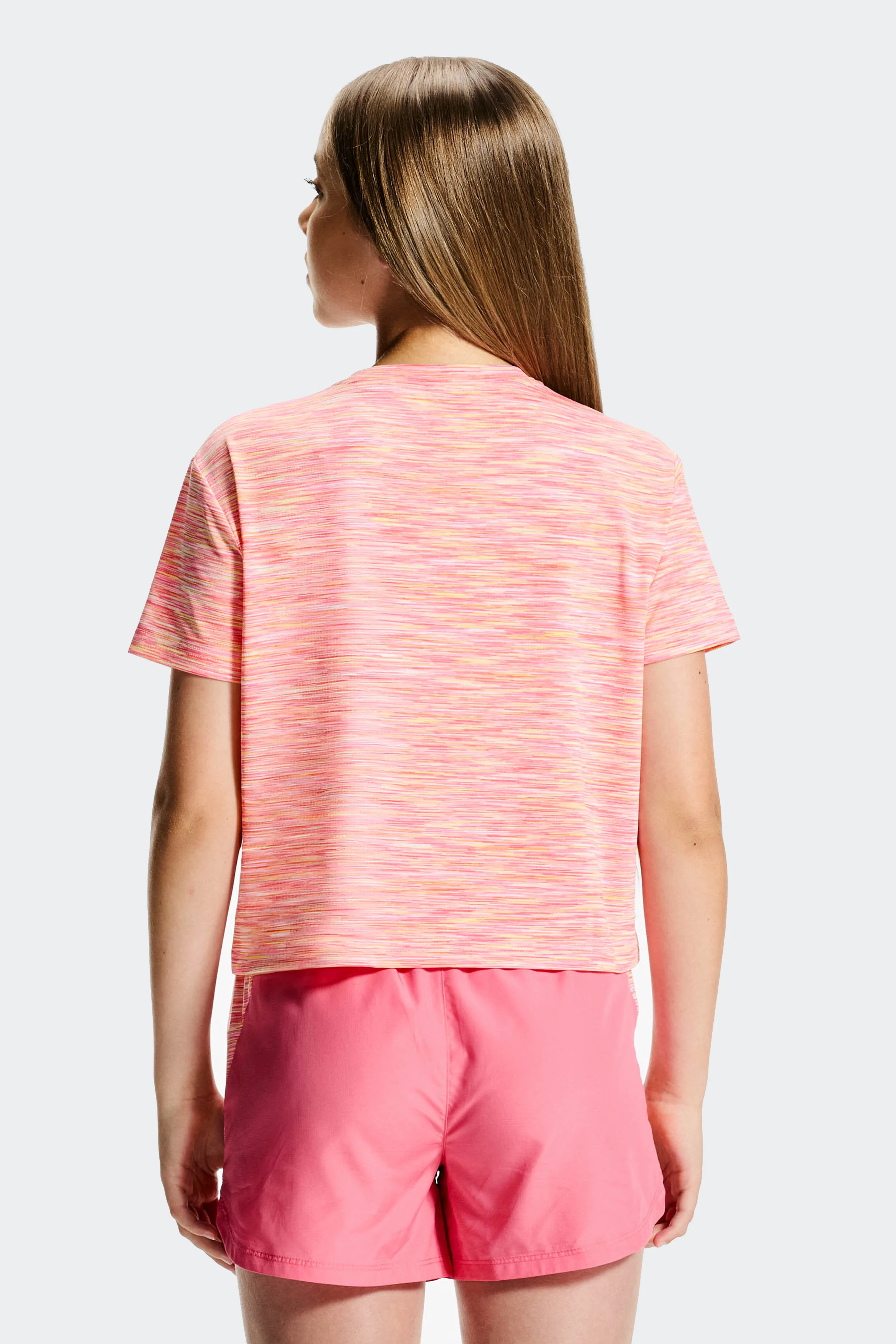 Girls Trail Box T-Shirt - Pink/White/Yellow - Image 2