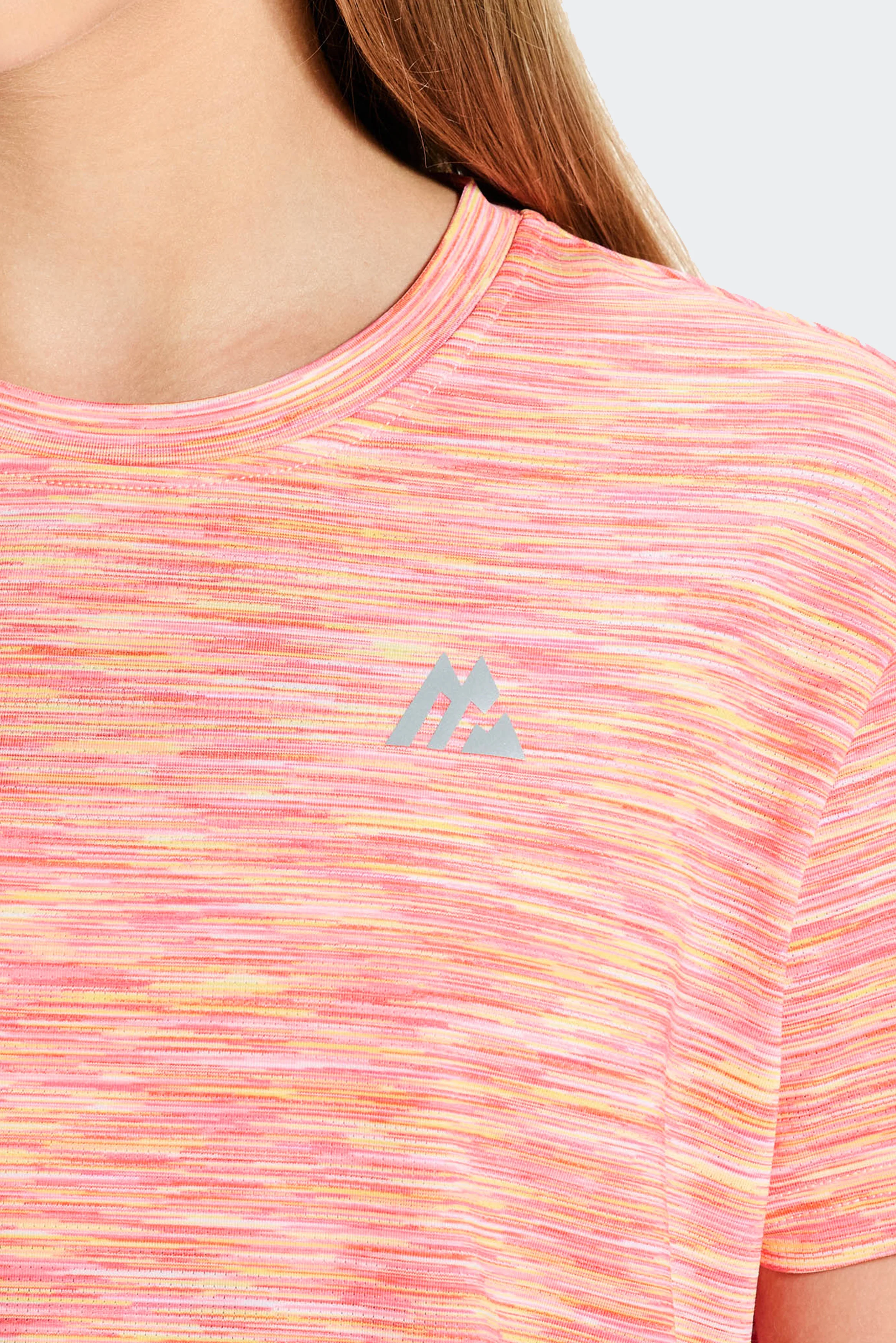 Girls Trail Box T-Shirt - Pink/White/Yellow - Image 3
