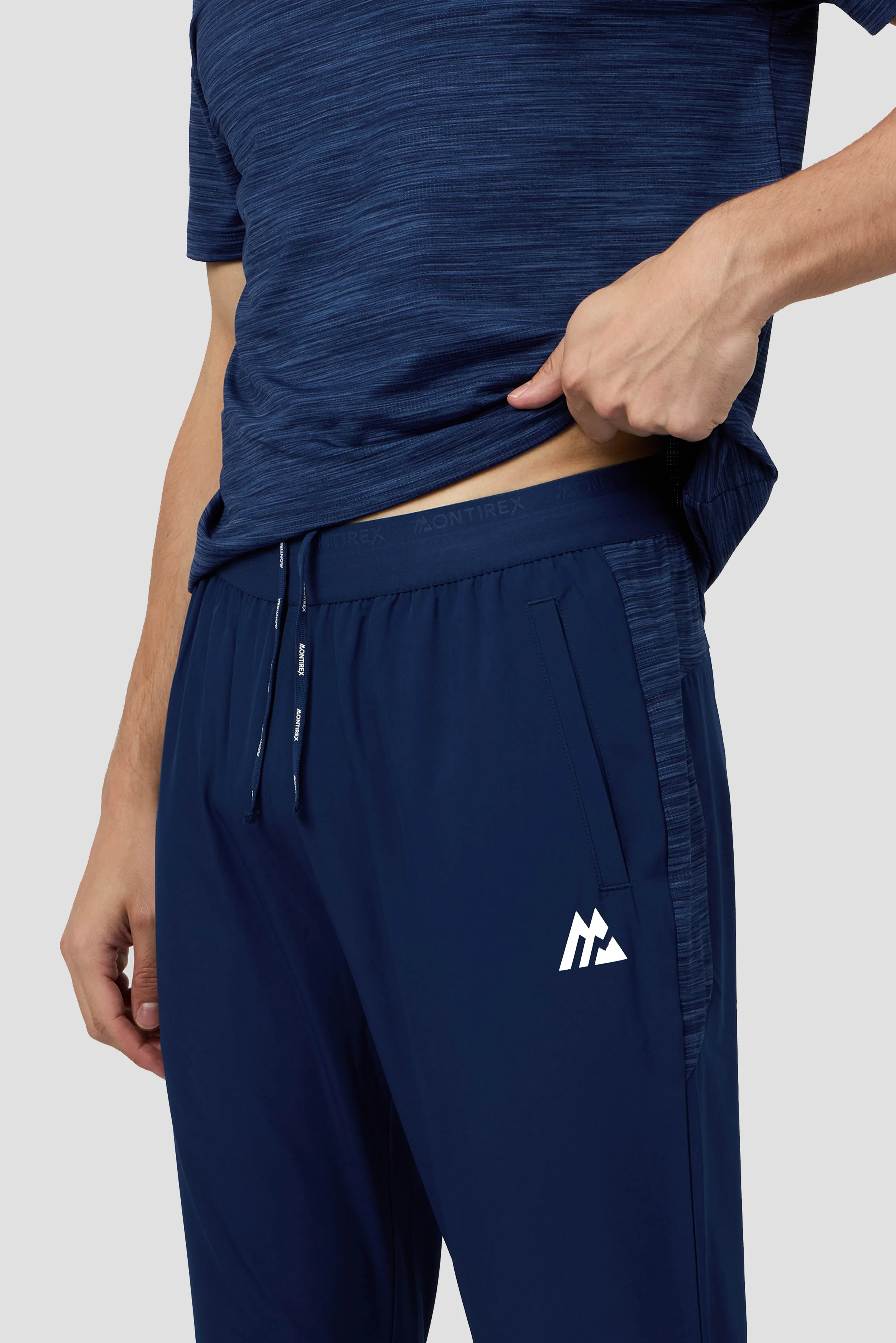 Trail Panel Running Pant - Navy Multi - Image 3