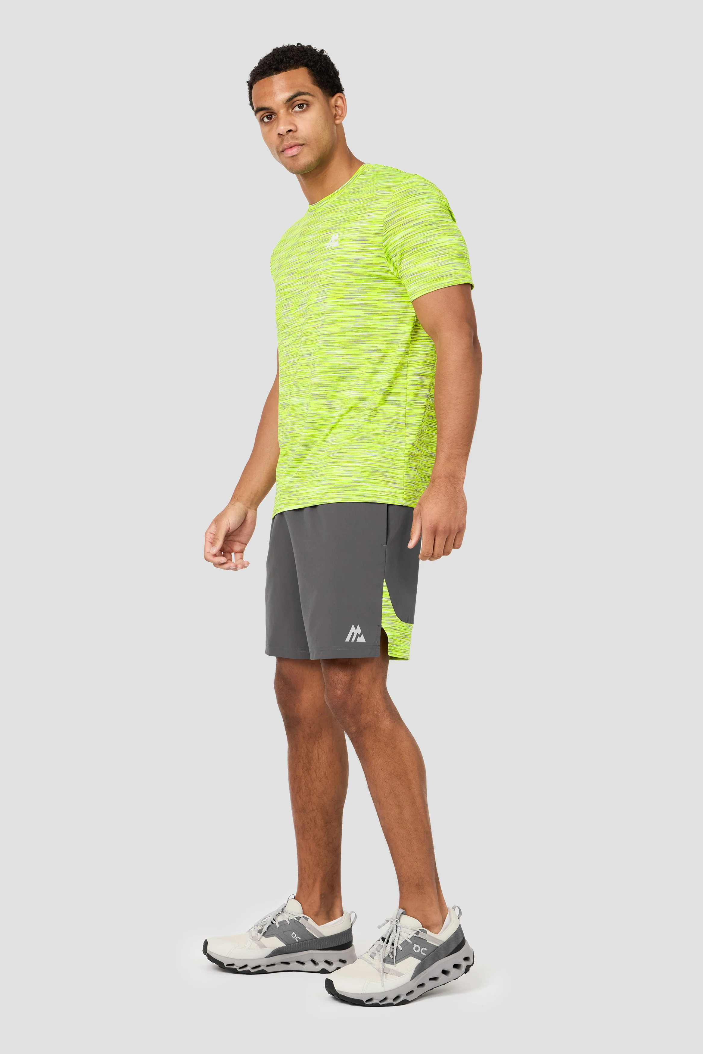 Trail Panel Short - Grey/OG Neon - Image 3