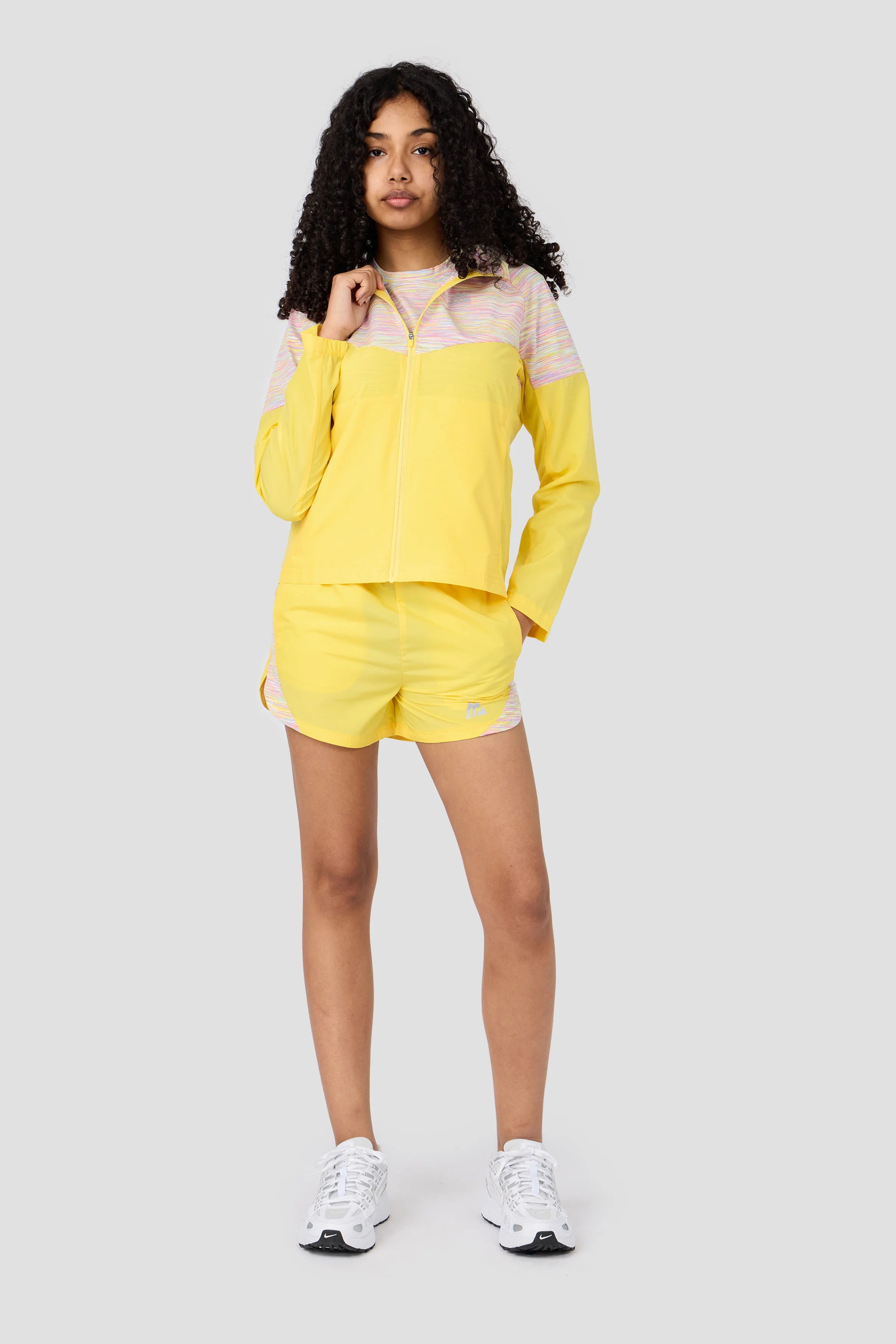 Girls Trail Windbreaker - Yellow/Lilac/Pink - Image 7